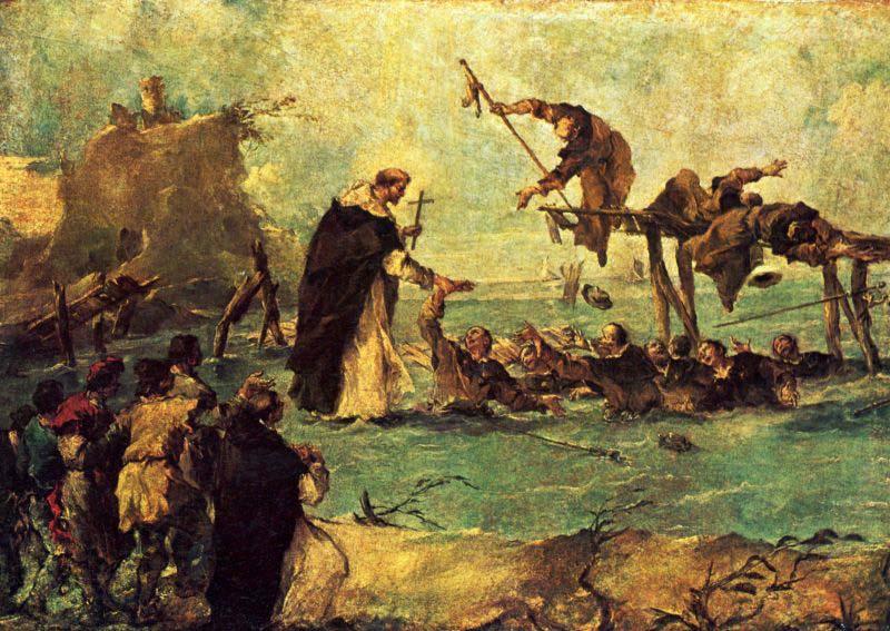 Francesco Guardi Miracle of a Dominicane Saint oil painting picture